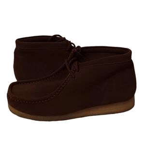 St. John's Bay Wallaby Mocassin Brown Size 8 Minimal Wear Men's